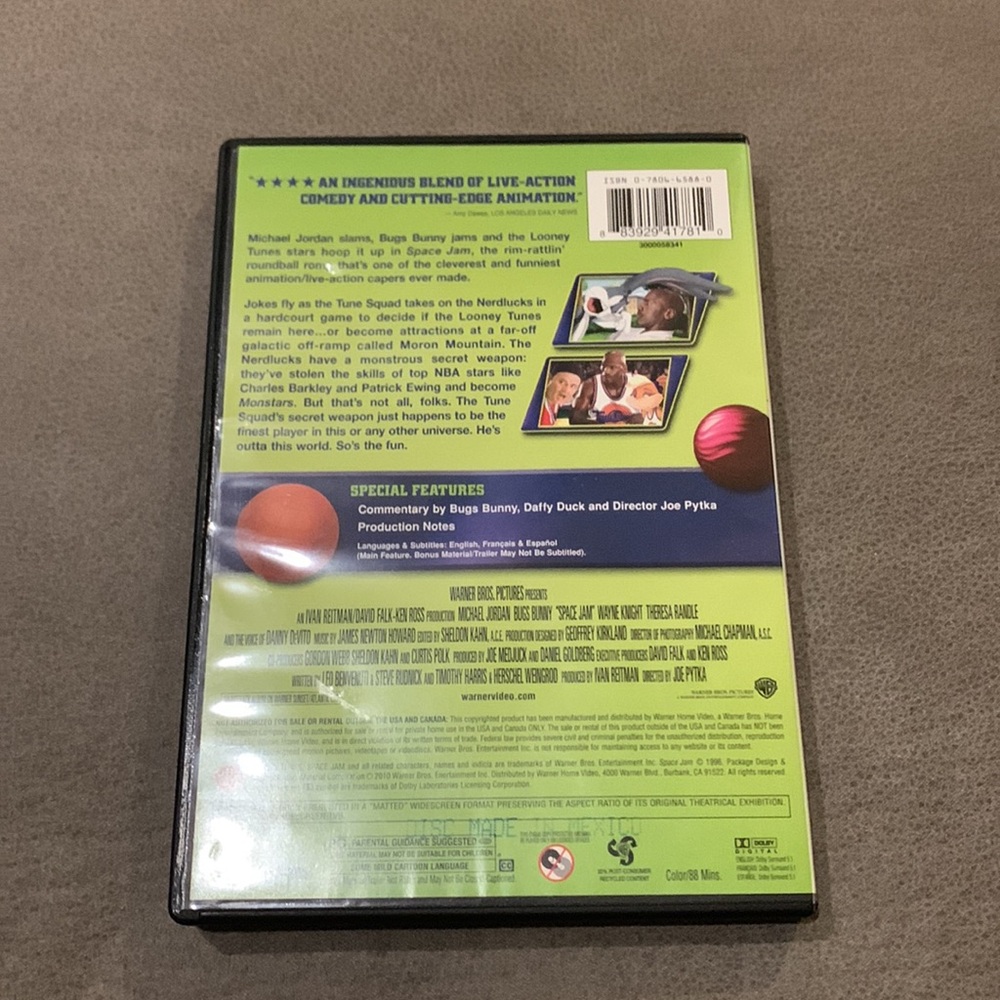 đź’ĄSOLDđź’Ą Space Jam DVD - Picture 2 of 5